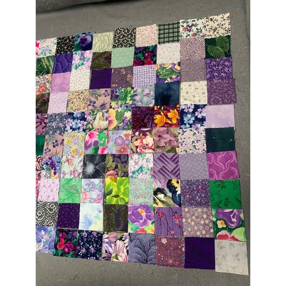 100 Precut 2” Cotton Quilting Fabric Squares Assorted Floral & Patterned Prints - Picture 3 of 6